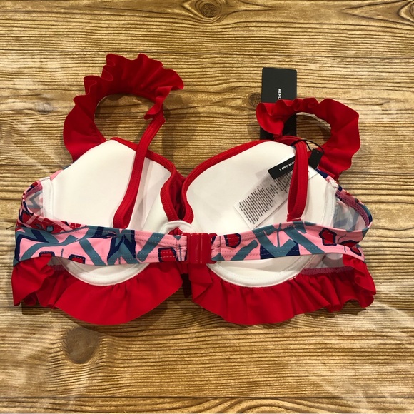 Vero Moda NWT Daisy bikini.  Large Top.  Medium Tanga bottom - Picture 12 of 15